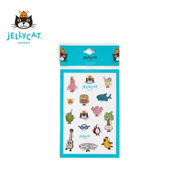 NWT jellycat official Summer sticker Limited EDITION VHTF - Picture 1 of 2